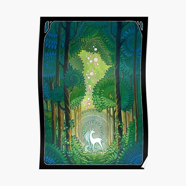 unicorn forest Poster