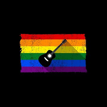 Gay Pride LGBT Subtle Rainbow Stripe Vertical Flag print Art