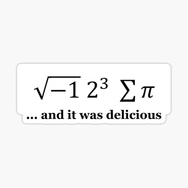 GetDigital Plate I Ate Some Pie And It Was Delicious - Funny Cake Plate For Nerds And Math Fans - Porcelain 19 Cm