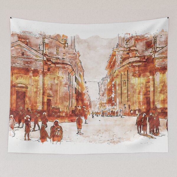 Item preview, Rome - Piazza del Popolo designed and sold by AM FineArtPrints.