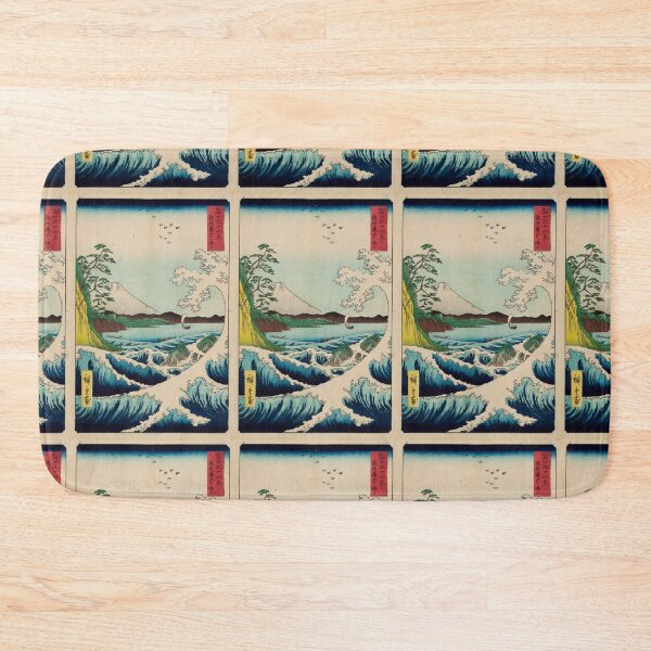 Item preview, Hiroshige, Utagawa (1797-1858) - Mount Fuji and waves - Japanese woodblock print designed and sold by cdmprints.