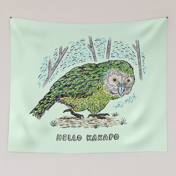 Item preview, Hello Kakapo designed and sold by Oliver Lake.