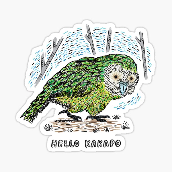 Item preview, Hello Kakapo designed and sold by Oliver Lake.