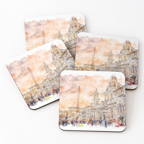 Item preview, Rome, Piazza Navona designed and sold by AM FineArtPrints.