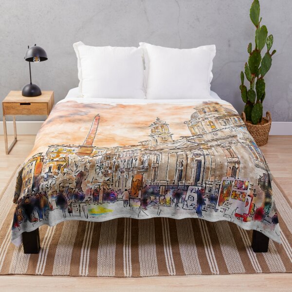 Artikelvorschau, Rom, Piazza Navona entworfen und verkauft von AM FineArtPrints.