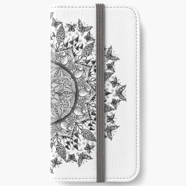 Butterfly Mandala iPhone Wallet