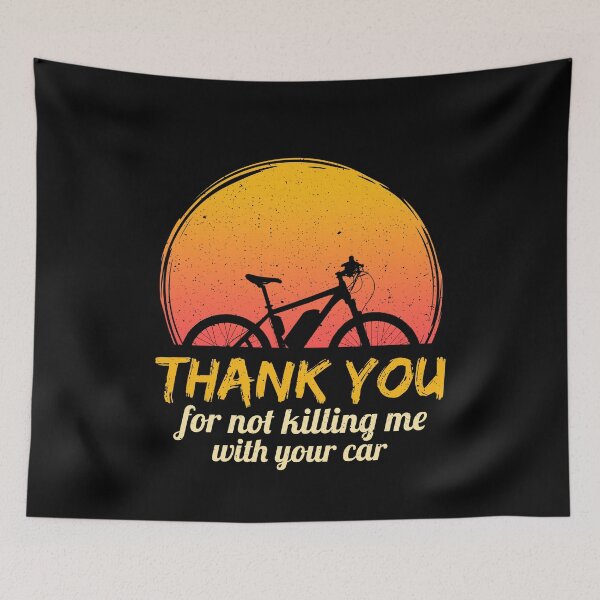Item preview, Thank you for not killing me bike gift designed and sold by redshirtz.