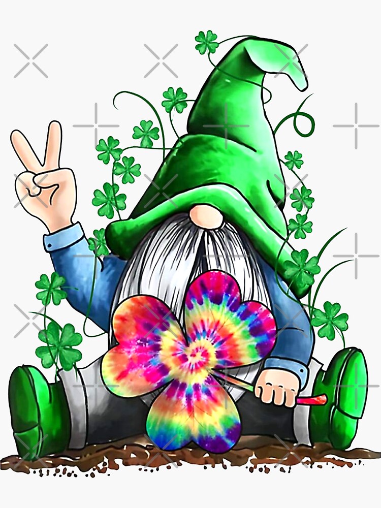 Download "Hippie Gnomes T-Shirt Hippie Clover St Patrick's Day ...