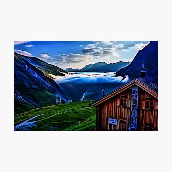 Item preview, Hut above the clouds designed and sold by aventi24.