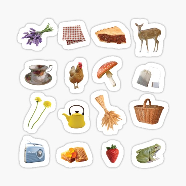 Cottagecore Sticker Set Sticker