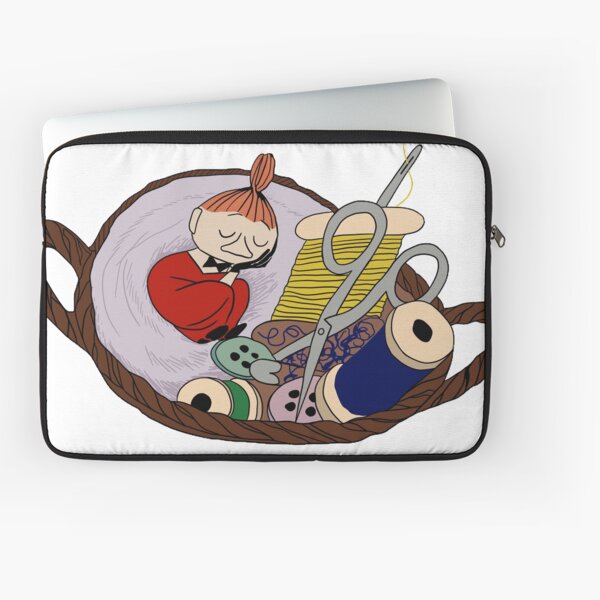 Little My in her Sewing Basket Laptop Sleeve