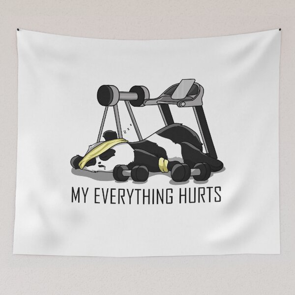 Item preview, Panda bear fitness sore cute gift designed and sold by redshirtz.