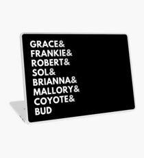Grace & Frankie Names Shirt Laptop Skin