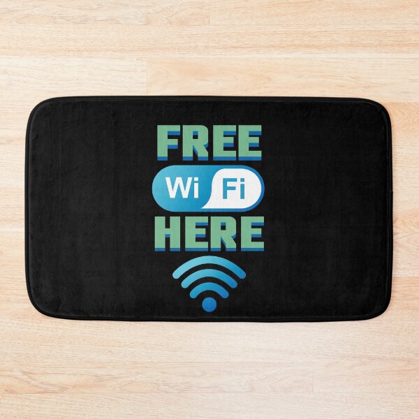 Item preview, Free Wifi Here Free Wifi Internet gift designed and sold by redshirtz.