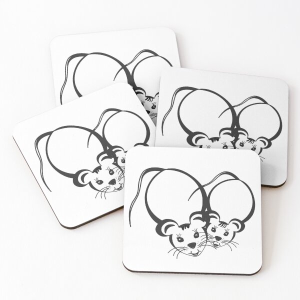Item preview, Two Funny Mice designed and sold by flashcompact.