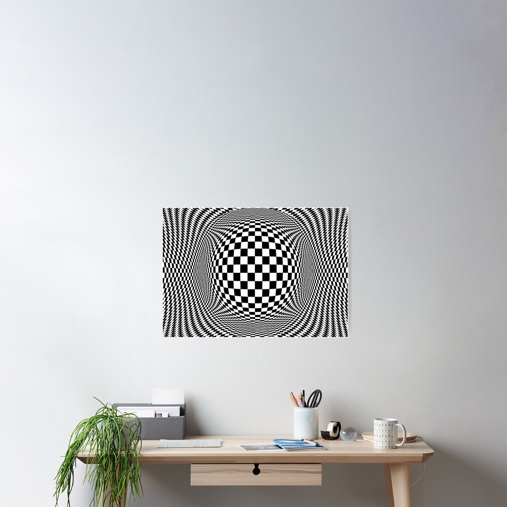 Optical Illusion, visual illusion, #OpticalIllusion, #visualillusion, #Optical, #Illusion, #visual Poster