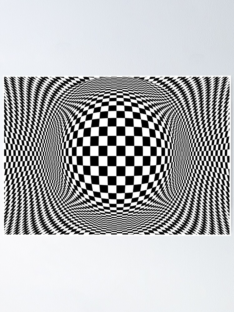 Alternate view of Optical Illusion, visual illusion, #OpticalIllusion, #visualillusion, #Optical, #Illusion, #visual Poster