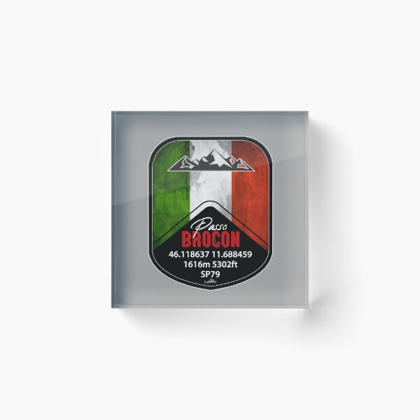 Item preview, Passo Brocon Dolomites Italy Sticker & T-Shirt designed and sold by OuterShellUK.