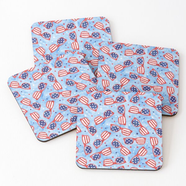 Item preview, Flag Sunnies - USA sunglasses - blue designed and sold by littlearrow.