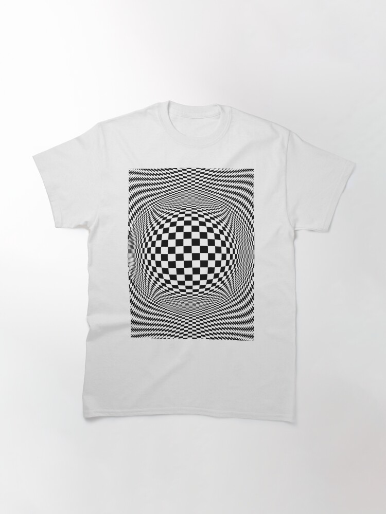 Alternate view of Optical Illusion, visual illusion, #OpticalIllusion, #visualillusion, #Optical, #Illusion, #visual Classic T-Shirt