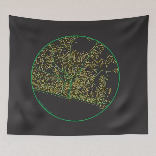 Item preview, Brighton in Green and Yellow designed and sold by InspiritCarto.