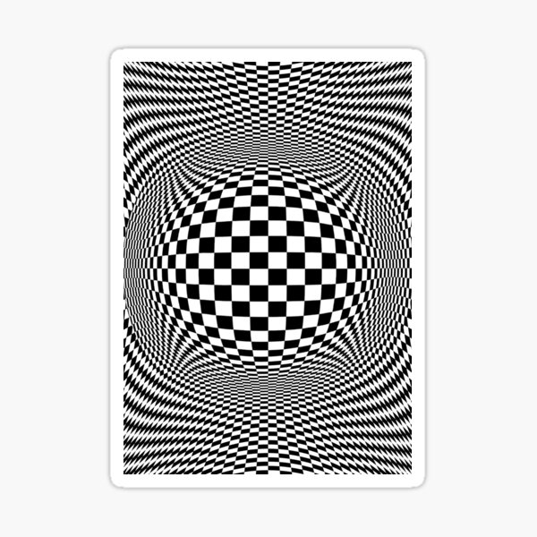 Optical Illusion, visual illusion, #OpticalIllusion, #visualillusion, #Optical, #Illusion, #visual Sticker