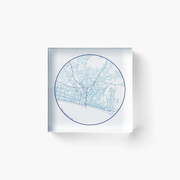 Item preview, Brighton in Blue designed and sold by InspiritCarto.