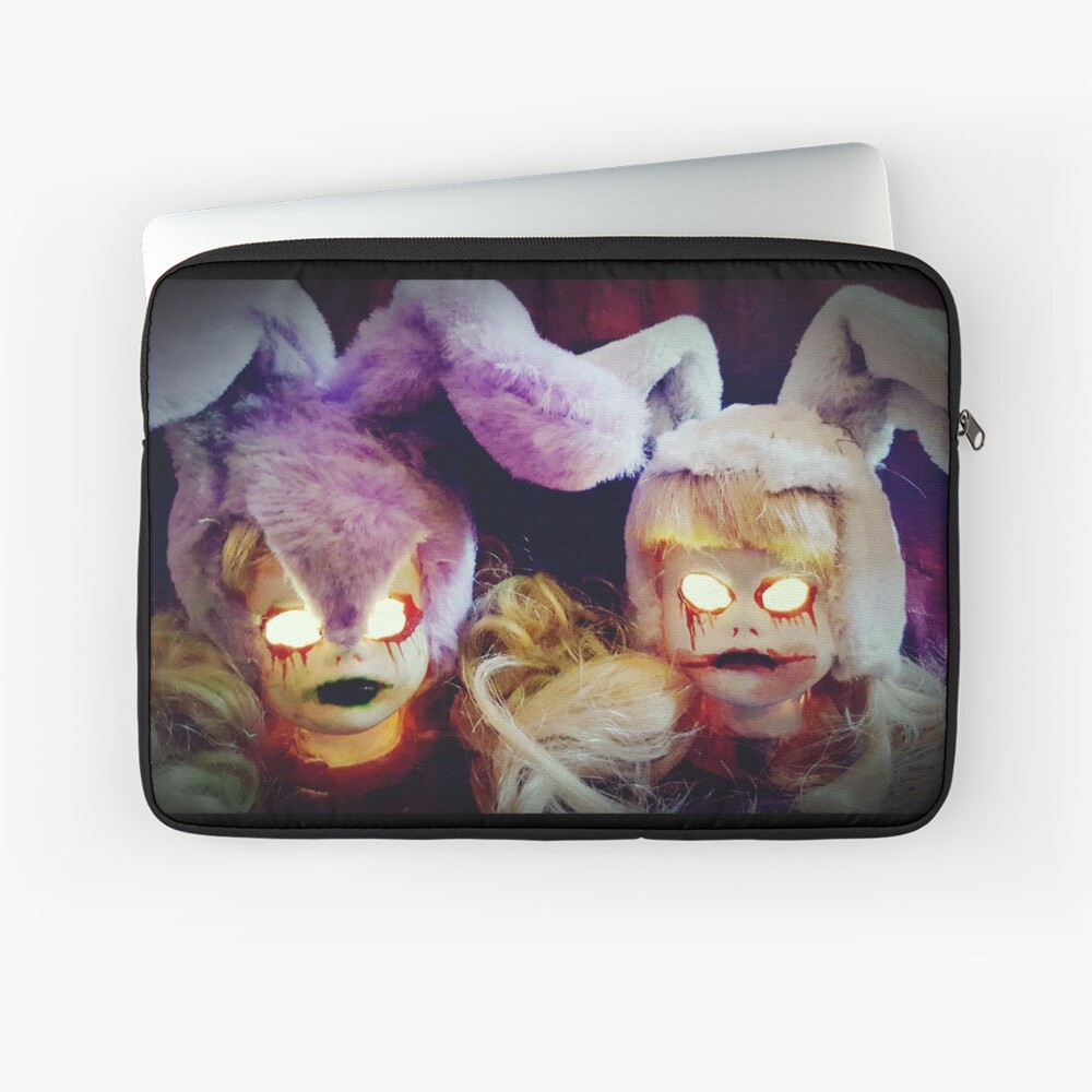 Horror Bunny Dolls ~ Lady Scream Laptop Sleeve