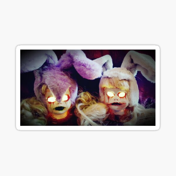 Horror Bunny Dolls ~ Lady Scream Sticker
