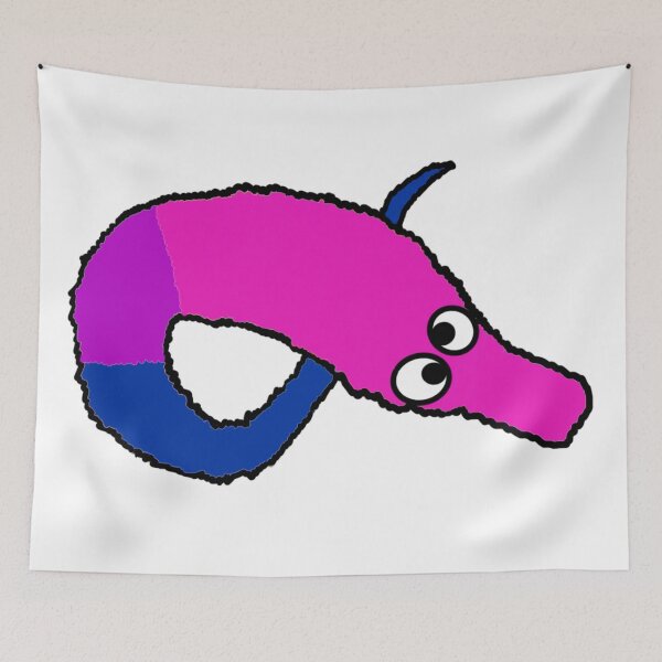 Item preview, Bisexual Worm On A String designed and sold by prettyasneptune.