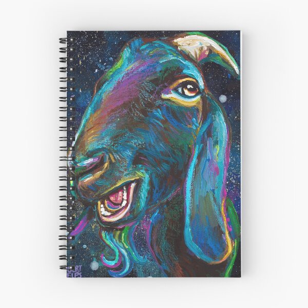 Item preview, Magic Galactic Black Goat  designed and sold by RobertPhelpsArt.