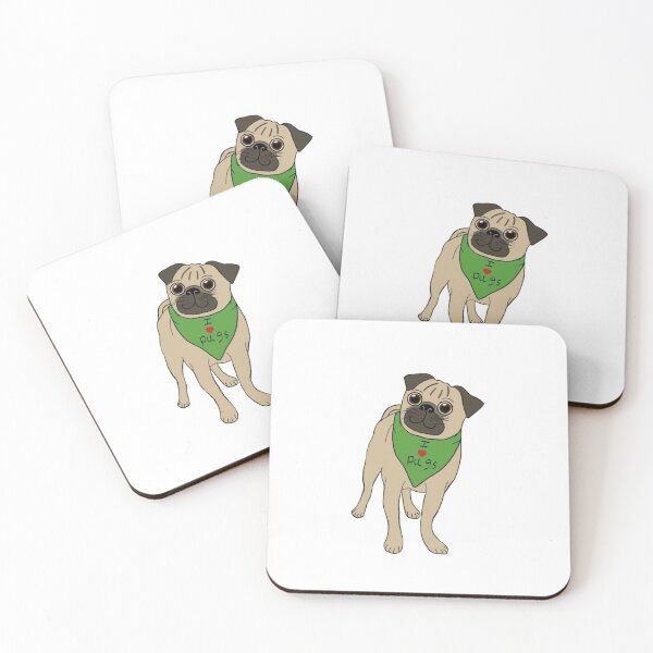 Item preview, Cute fawn pug  designed and sold by Purplepugprints.