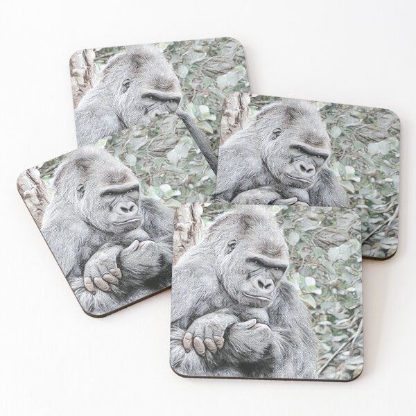 Item preview, Critically Endangered - Western Lowland Gorilla designed and sold by Bluelizzy.