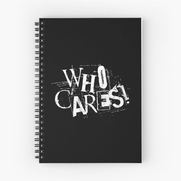 Item preview, WHO CARES! GRUNGE TYPO STATEMENT USED LOOK BY SUBGIRL designed and sold by SUBGIRL.