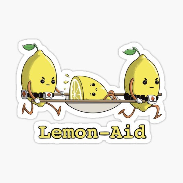 Lemon-Aid to the Rescue Sticker