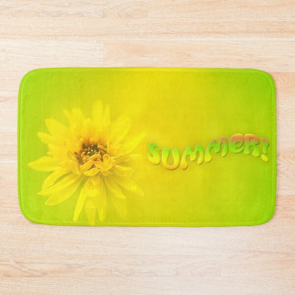 Item preview, Yellow Flower and text "Summer!" designed and sold by Veronika2V.
