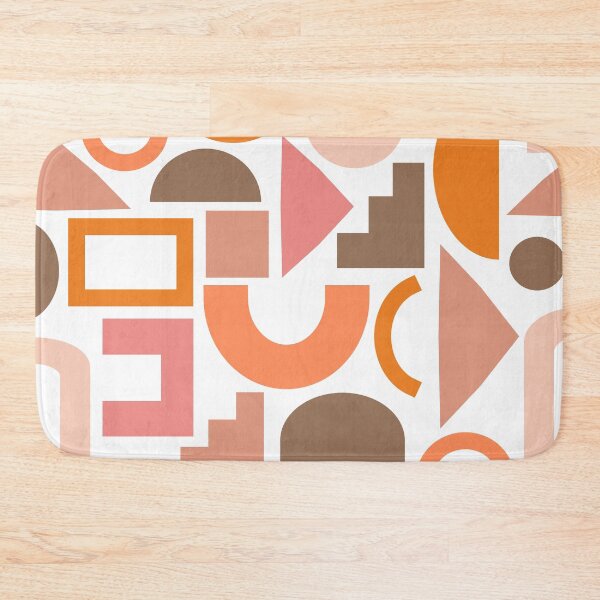 Item preview, Simple Shapes Pattern in Retro Colors designed and sold by JuneJournal.