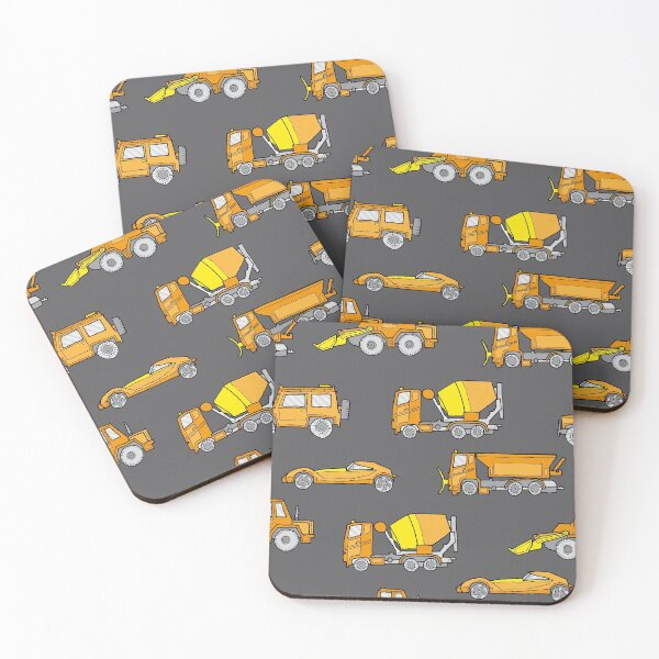 Item preview, Vehicles orange on gray designed and sold by kobyakov.