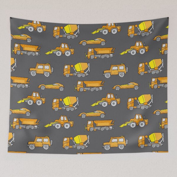 Item preview, Vehicles orange on gray designed and sold by kobyakov.