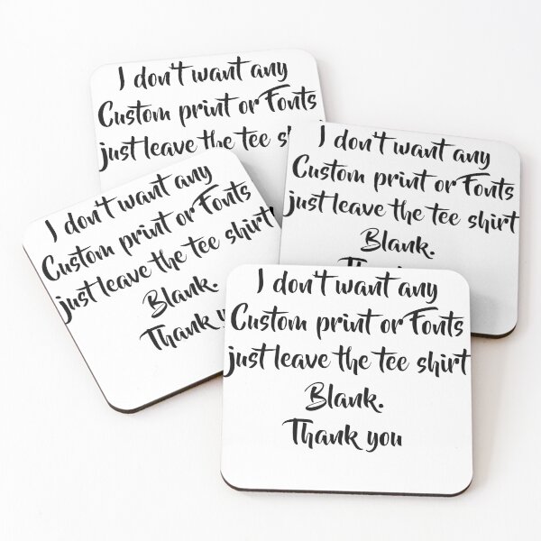 Item preview, Just leave it Blank, thanks T-Shirt designed and sold by lovesuperkarma.