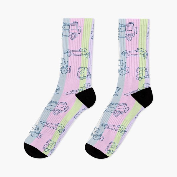 Item preview, Vehicles pink purple pale green pastel colors designed and sold by kobyakov.