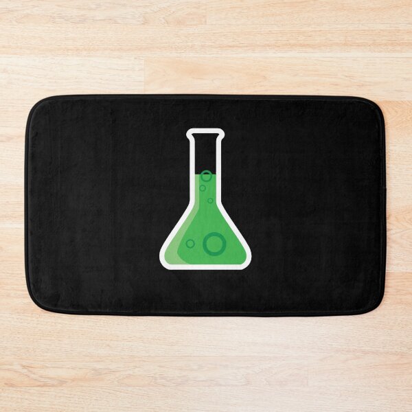 Item preview, Chemistry - Erlenmeyer flask with green liquid designed and sold by Mohja-Design.