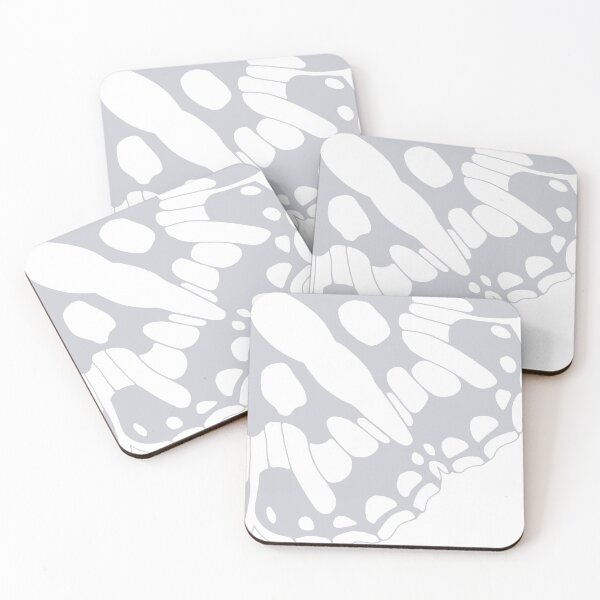 Item preview, Butterfly Wing - Grey and White designed and sold by LAEC-Shop.