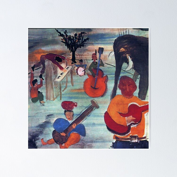 The Band Music from Big Pink (album cover) Sticker