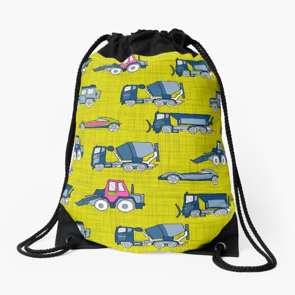 yellow drawstring bags