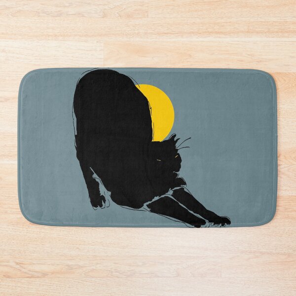 Item preview, black cat blue designed and sold by Randi Antonsen.
