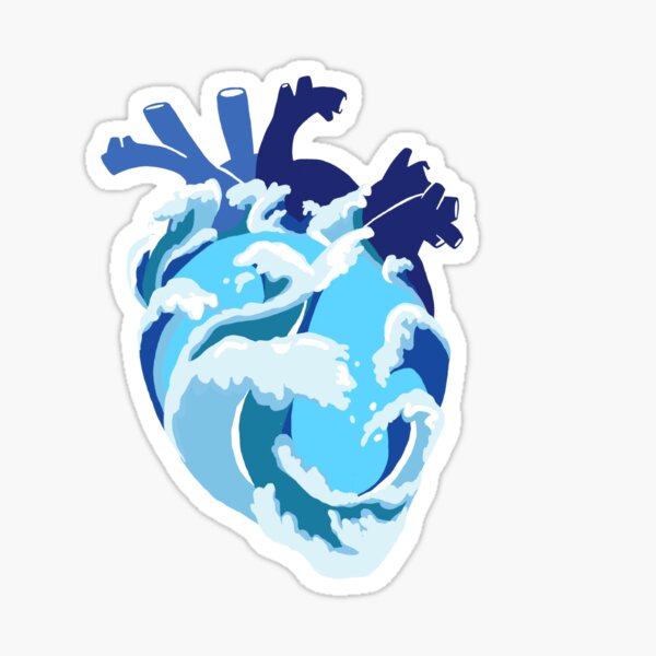 Beneath the (vapour)waves Sticker
