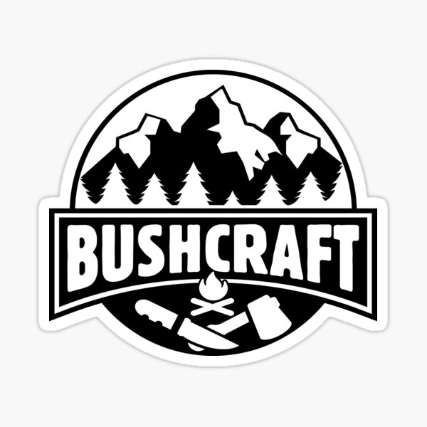Bushcraft enthusiast Sticker for Sale by djomla88