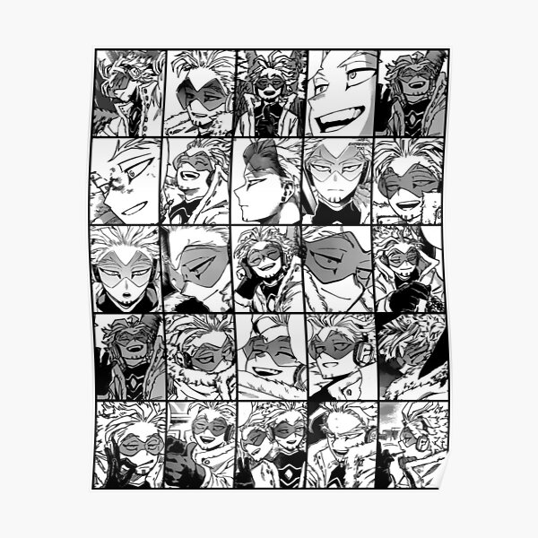 Hawks- manga black and white version Poster