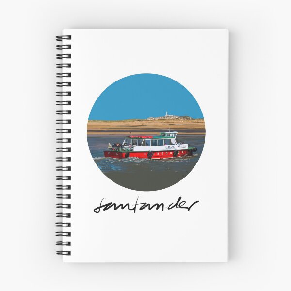 Item preview, Motorboat Pedreñera in the Puntal (Santander) in blue designed and sold by AnaSanSegundo.